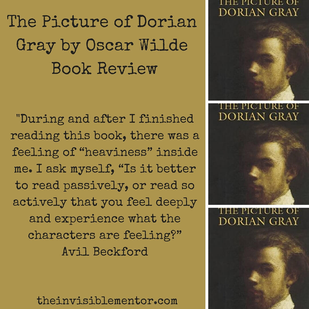 Literary analysis of the picture of dorian grey