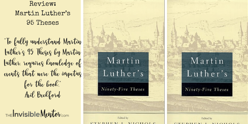 Martin luther 95 theses free essays   free essay examples 