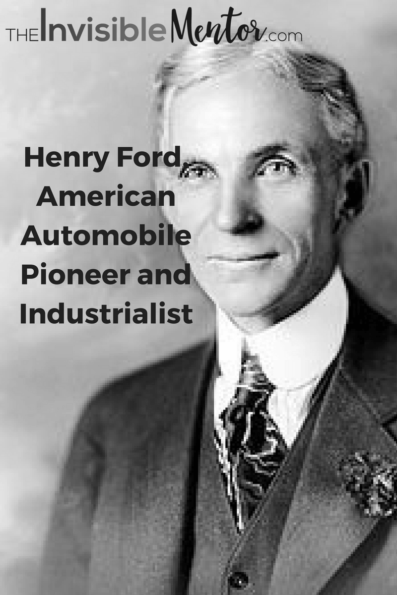 short biography of henry ford